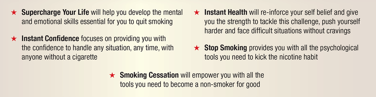 Description of contents of 5 cds