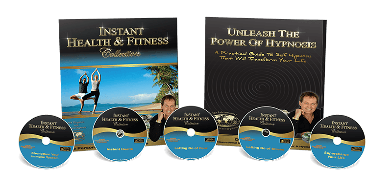 Instant Health and Fitness collection pack image with 5 cds & workbook
