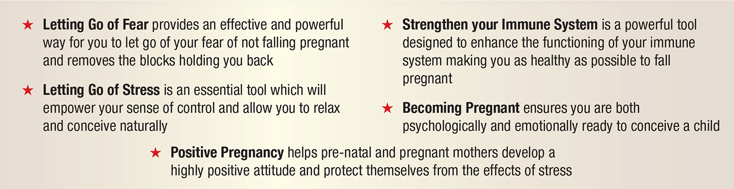 Description of contents of 5 cds