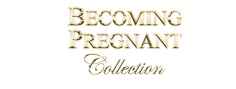 Becoming Pregnant collection in Gold on Black