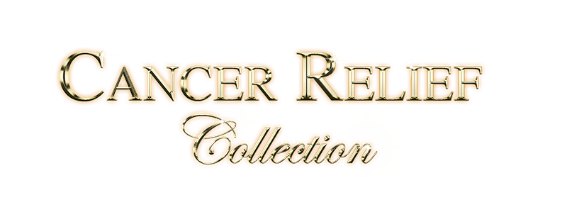Cancer Relief collection in Gold on Black
