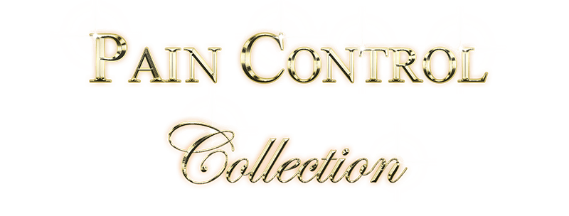 Pain Control Collection in Gold on Black