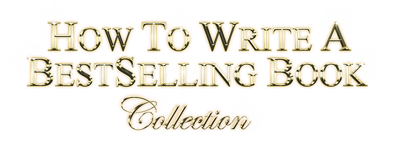 How to Write a Bestselling book collection in Gold on Black