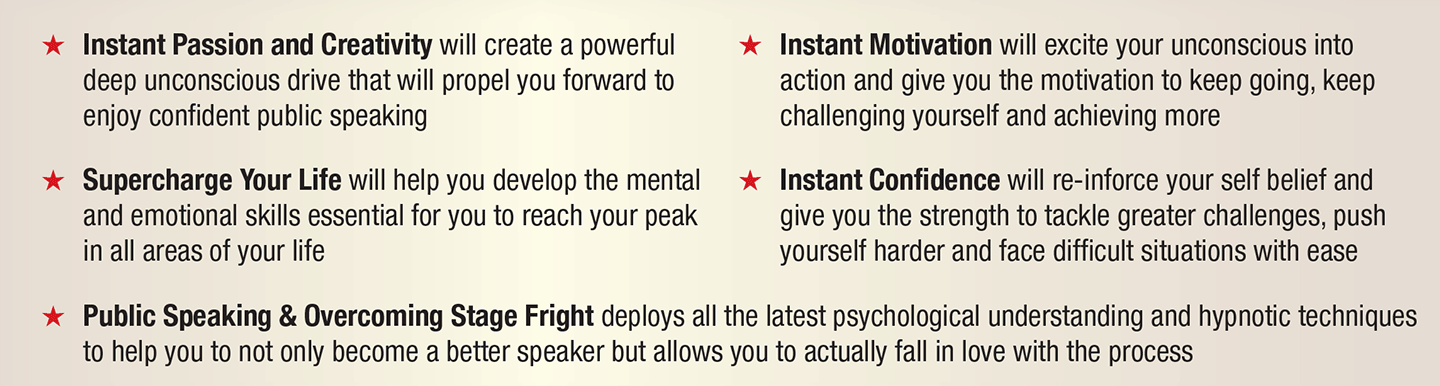 Description of contents of 5 cds